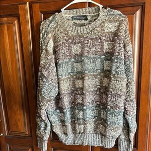 Crossings (Coogi type) Men's Multicolor Sweater